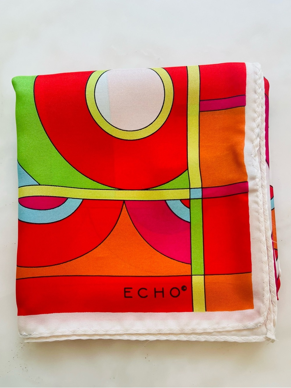 Echo Silk Scarf